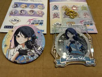 프로세카 호시노 이치카 감사제 아크링 키링 캔뱃지 세트