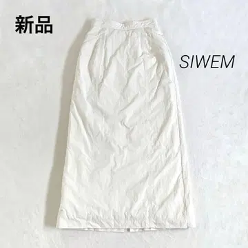 새상품 SIWEM PUFFER STRAIGHT SKIRT