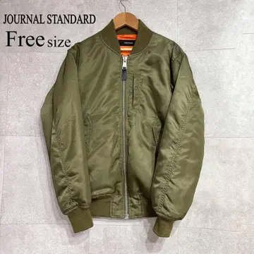 JOURNAL STANDARD 충전솜 MA-1 플라이트 자켓 카키