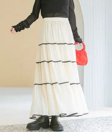 U by SPICK&SPAN 코튼 캉캉 스커트