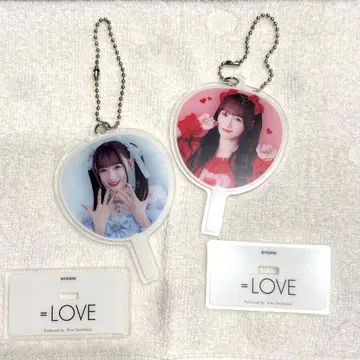 =LOVE 이코라브 미니 복권 오토시마 리사 2종