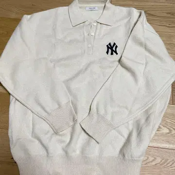 FREAK'S STORE 아이보리 니트 피케 셔츠