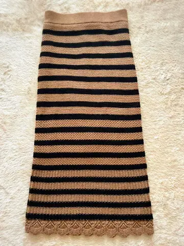 SNIDEL 스나이델 니트 롱 스커트