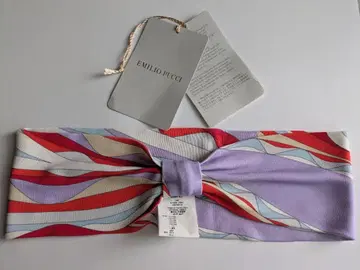EMILIO PUCCI 파도 무늬 헤어밴드