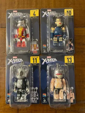 BE@RBRICK Happy 복권 X-MEN 4체 세트