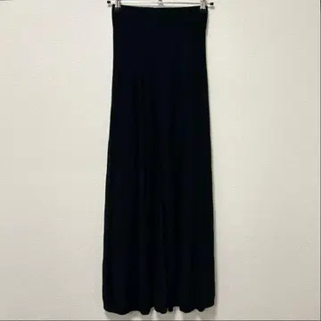 STYLEMIXER 시어 니트 내로우 롱 스커트 블랙 S 사이즈