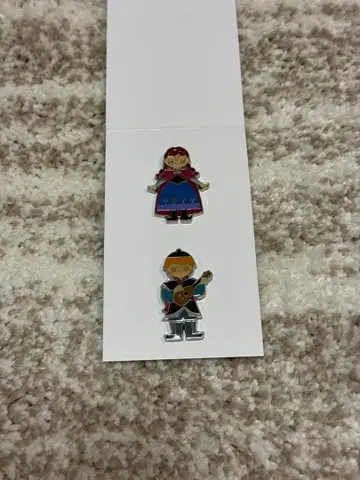 디즈니 핀 배지 겨울왕국 안나 크리스토프
