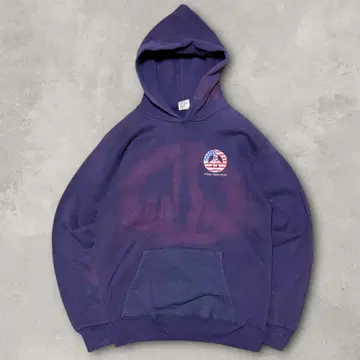 80's 레어 VISION STREET WEAR 후드티 페이드 네이비