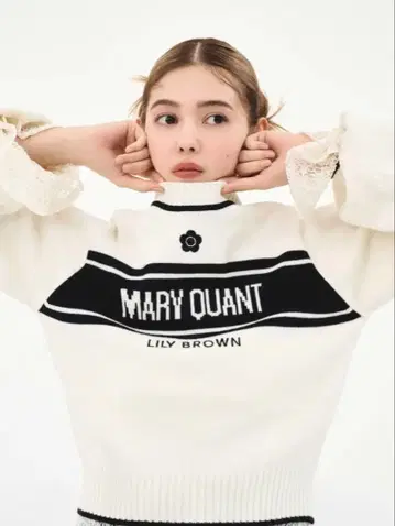 MARY QUANT LILY BROWN 니트