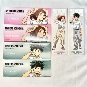 나의 히어로 아카데미아 스퀘어 롱 캔뱃지 미도리야 이즈쿠 우라라카 오챠코