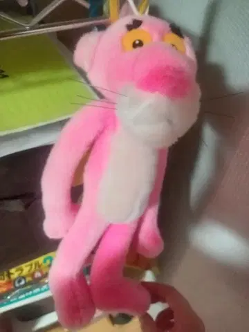 [ 당시 물건 ] 핑크 팬서 봉제 인형 헤이세이 레트로