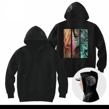 최애 후지 13주년 BIG 실루엣 후드티 남성용