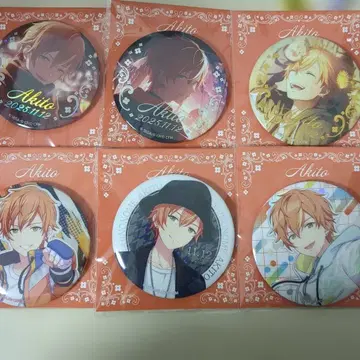 시노노메 아키토 벌스데이 금박 캔뱃지