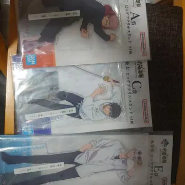 제일복권 주술회전 아크릴 스탠드 A상 C상 E상 3체 세트