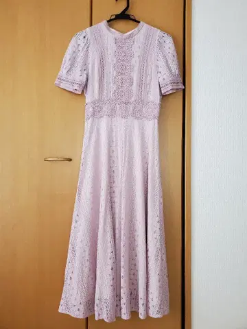 노엘라 레이스 원피스 핑크 M 사이즈