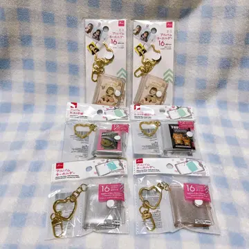 [ 덕질 ] 미니 앨범 키링 앨범 키링 6개 세트 다이소