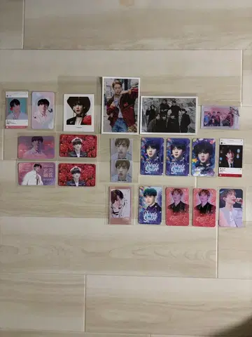BTS 멤버 포토카드 21장 세트
