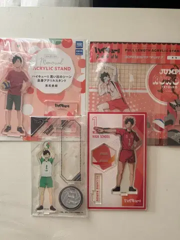 쿠로오 테츠로 아크릴 스탠드 4개 세트