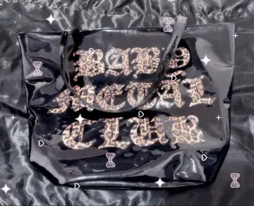 Babymetalclub 레오파드 로고 에나멜 백