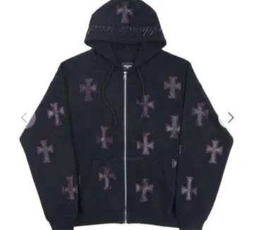 UNKNOWN LONDON 후드티 L 사이즈 퍼플 블랙