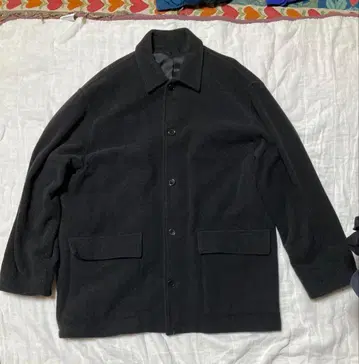 BARNEYS NEW YORK 블랙 스텐카라 코트 이탈리아제