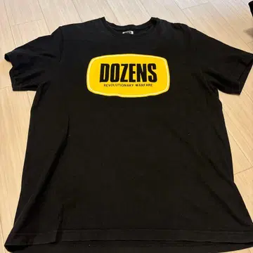 RATS DOZENS T셔츠 L 사이즈 블랙