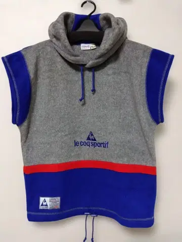 르꼬끄 스포르티브 후드 부착 숏 슬리브 후드티