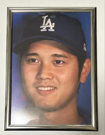 오타니 쇼헤이 다저스 사진 프레임 A4