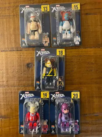BE@RBRICK Happy 복권 X-MEN 5종 세트