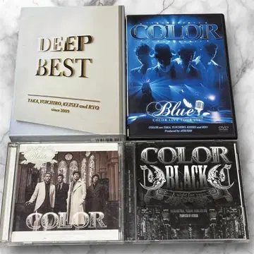 COLOR DEEP DVD CD 베스트 앨범 세트 판매