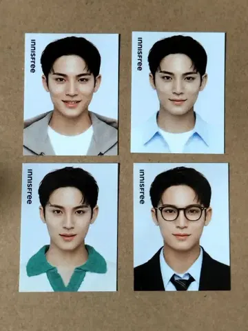 민규(MINGYU) 증명사진 ID 포토 4종 세트