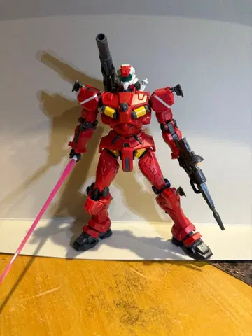 조립 완료 HG 1/144 경 캐논