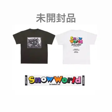 Snow Man Snow Word T셔츠 타월 묶음 판매