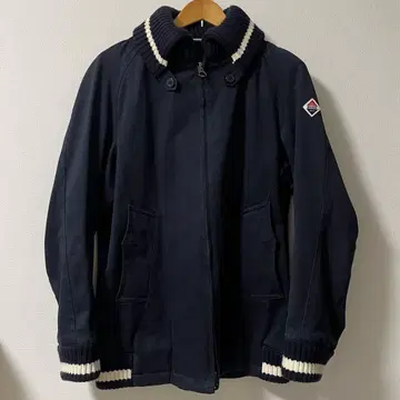 MAISON&VOYAGE 네이비 자켓 니트 카라 부착