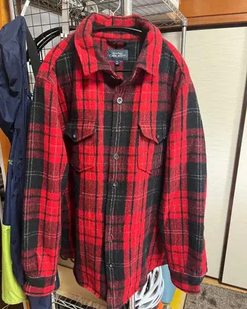 레어템 CHEROKEE 매키노 울 자켓 셔츠 XL