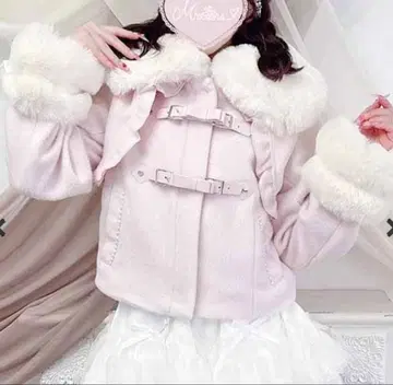 MA*RS MARS 지뢰 코트 핑크