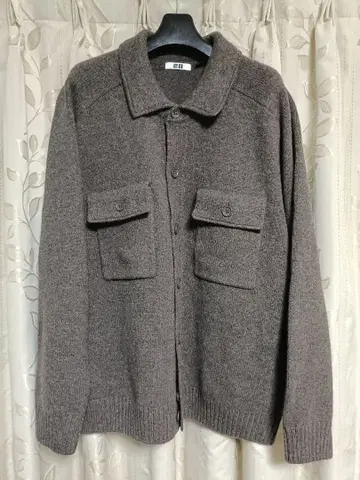 [ 정가 판매 ] 유니클로U 라무 니트 자켓 2XL