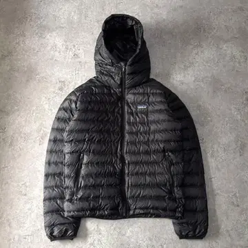 컨디션 최상 파타고니아 다운 스웨터 후디 다운 자켓 S 블랙 블랙