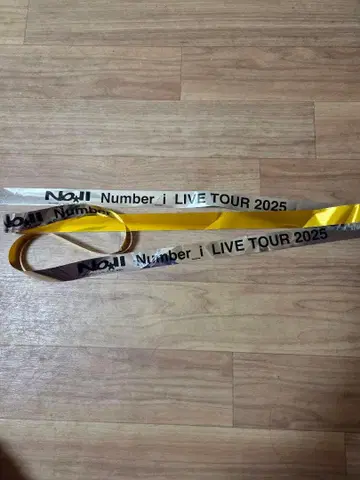 Number i LIVE TOUR 2025 은색 테이프 풀 1개