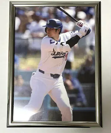 오타니 쇼헤이 다저스 포토 프레임 A4 타격 타자