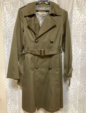 안감이 귀여운 olive des olive 트렌치코트 카키