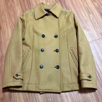 NICE CLAUP 피코트 베이지 체크 안감 1 사이즈