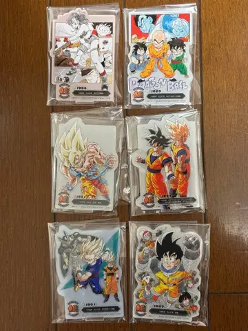 제일복권 DRAGON BALL 40th ~그 첫 번째~ F상 6종