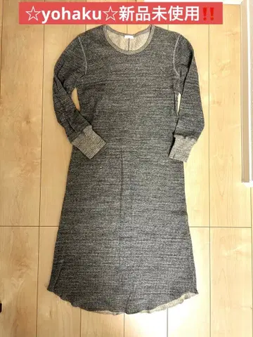 [ 미사용 새상품 ] yohaku 긴팔 롱 원피스
