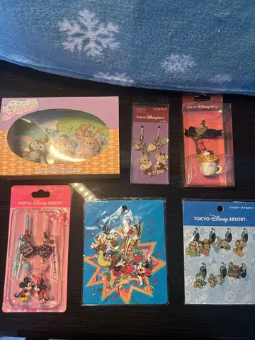 도쿄 디즈니 리조트 스트랩, 참 6개 세트 (더피 등)
