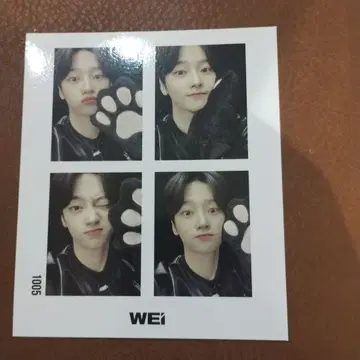 WEi 석화 필름 사진 4컷 트레이딩 카드