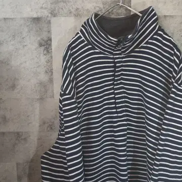 NAUTICA 맨투맨 트레이닝복 하프 지퍼 L 네이비 A26,8