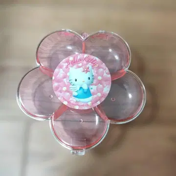 헬로키티 꽃 모양 소품함