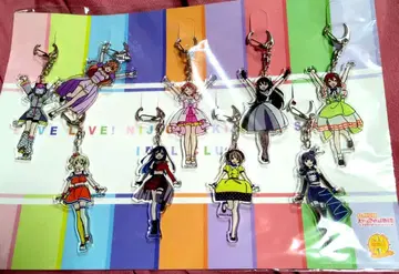 니지가사키 학원 구매부 애니메이션 2기 제2화 니지가쿠 아크릴 키링 세트