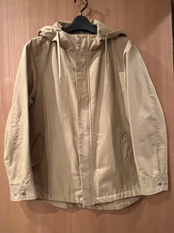 relume 후드 부착 베이지 자켓